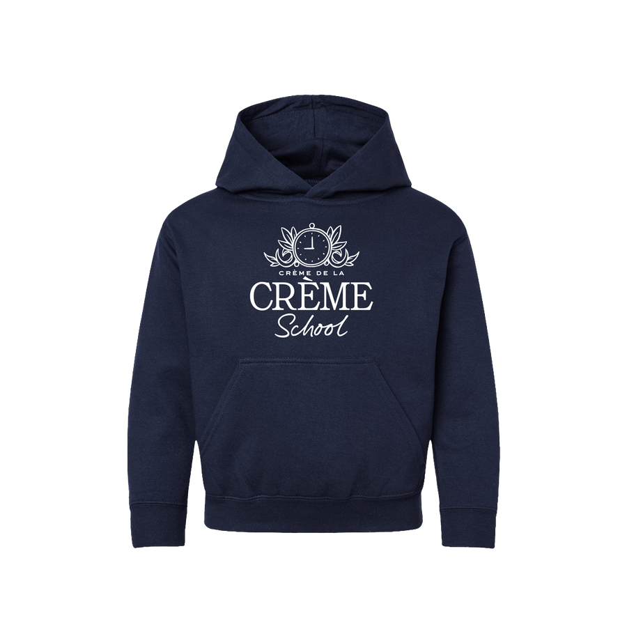 Creme Youth Fleece Hoodie - Midnight Blue