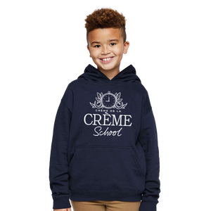 Creme Youth Fleece Hoodie - Midnight Blue