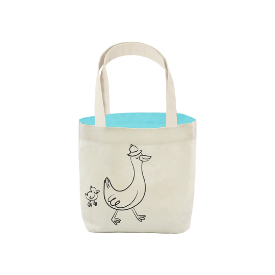 Creme Canvas Duck Tote Bag