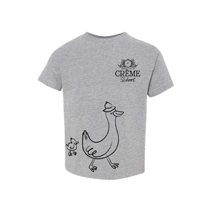 Creme Duck Toddler Tee - Heather