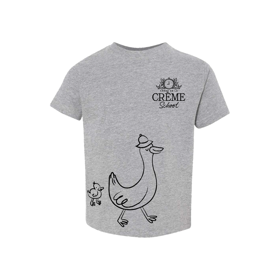 Creme Duck Toddler Tee - Heather