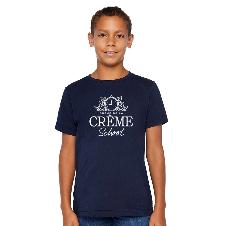 Creme Youth Tee - Midnight Blue