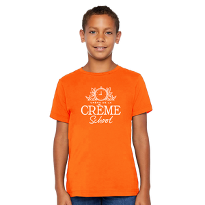 Creme Youth Tee - Sunrise Red