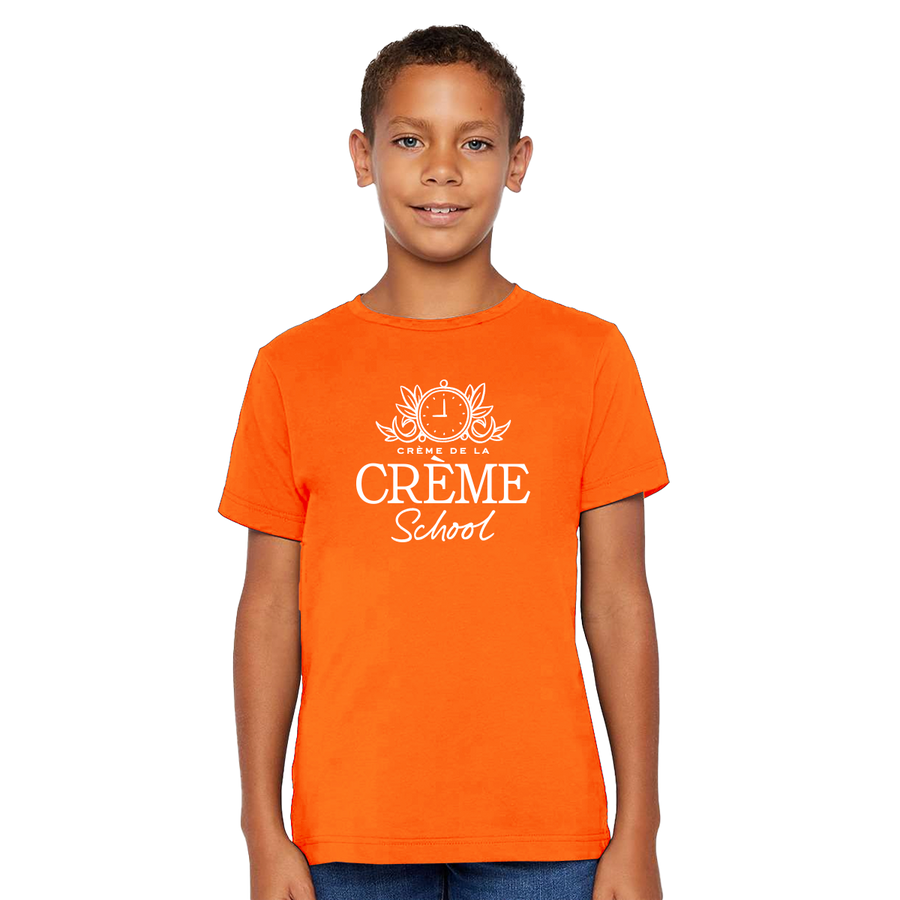 Creme Youth Tee - Sunrise Red