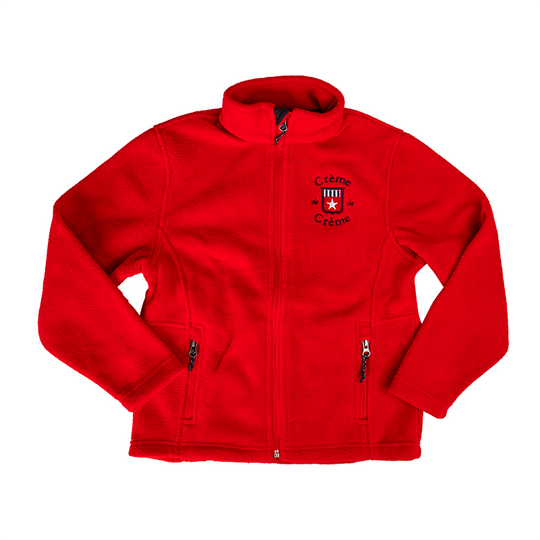 YOUTH FLEECE JACKET - RED