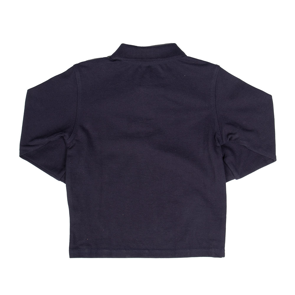 Classroom Uniforms Toddler Long Sleeve Polo- Navy