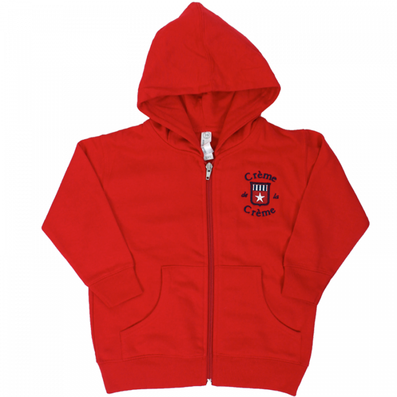 Red zip deals up hoodie toddler